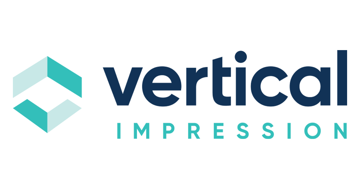 Vertical impression logo